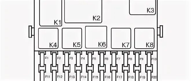 Предохранители ваз 2112 схема расположения Предохранители и реле ВАЗ 2110 / 2111 / 2112 " Автомобильный портал для ремонта 