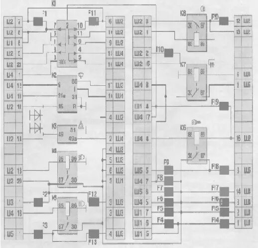 Предохранители ваз 2112 схема расположения Схема ВАЗ Разные схемы разных моделей ВАЗ.