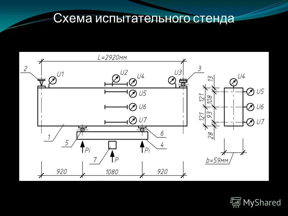 Предоставить схему расположения испытательных стендов Электрическая схема испытательного стенда