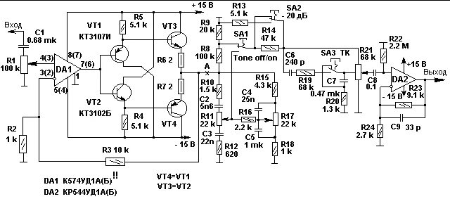 Предусилитель для усилителя мощности схема Предусилитель для усилителя своими руками - RadioRadar