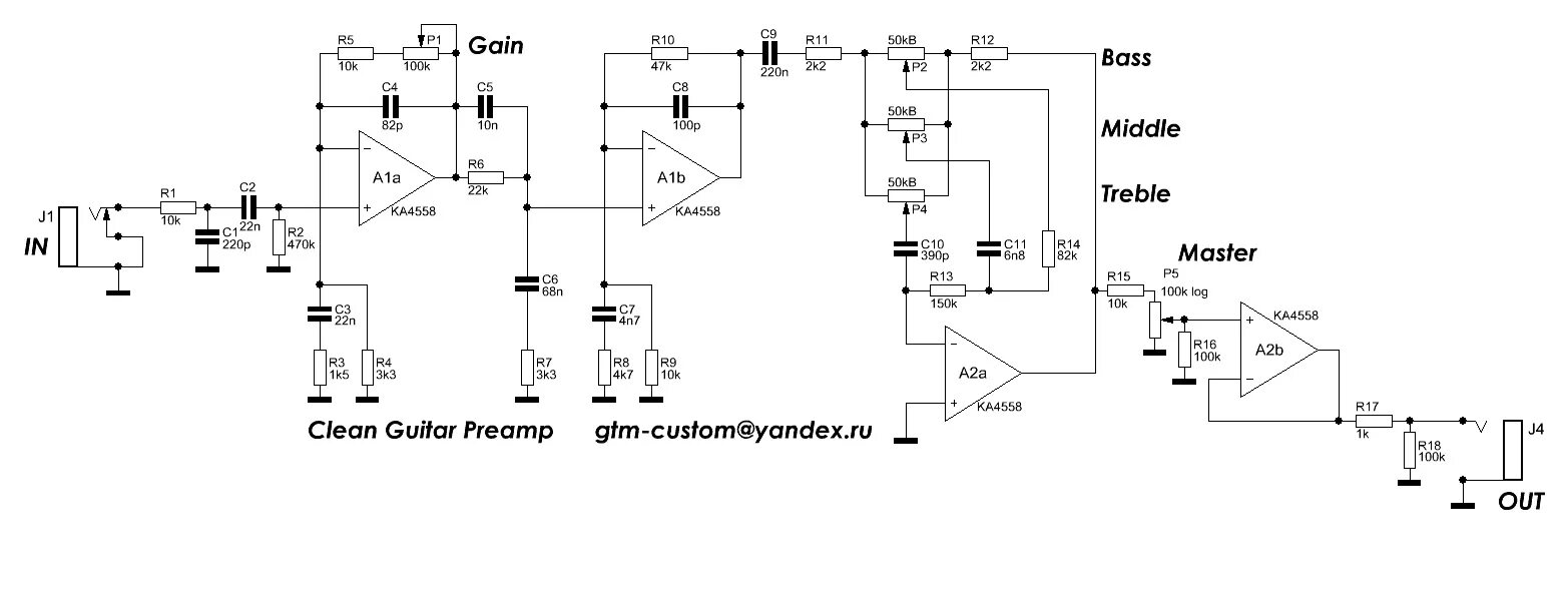 Предварительный усилитель для электрогитары своими руками схема Контент kkvchel - Страница 7 - Форум по радиоэлектронике
