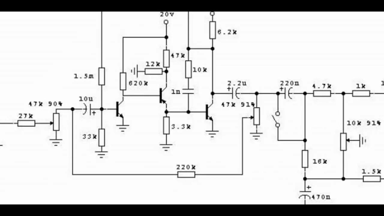 Предварительный усилитель для электрогитары своими руками схема Высококачественный предварительный усилитель своими руками - YouTube