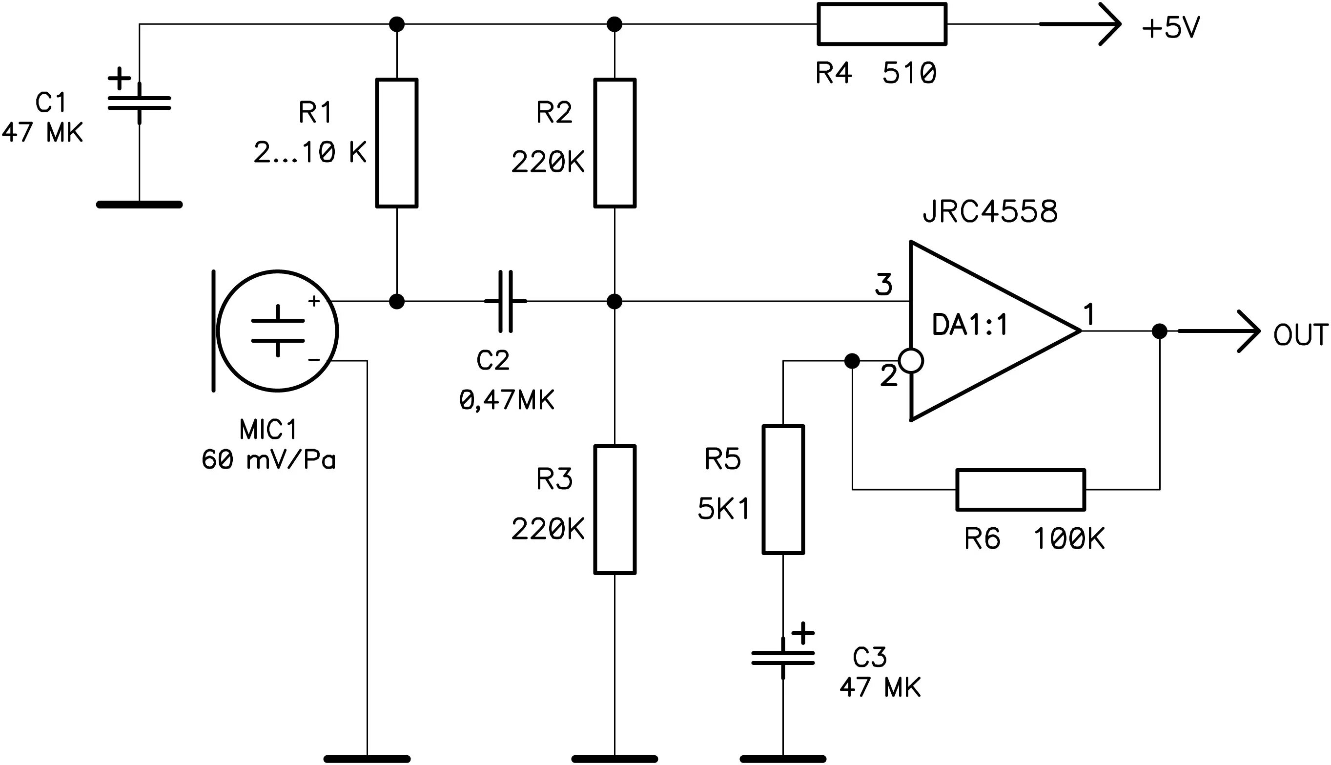Предварительный усилитель микрофона схема Микрофонный предусилитель для ПК и шумы в нём. - Страница 2 - Вопросы аналоговой