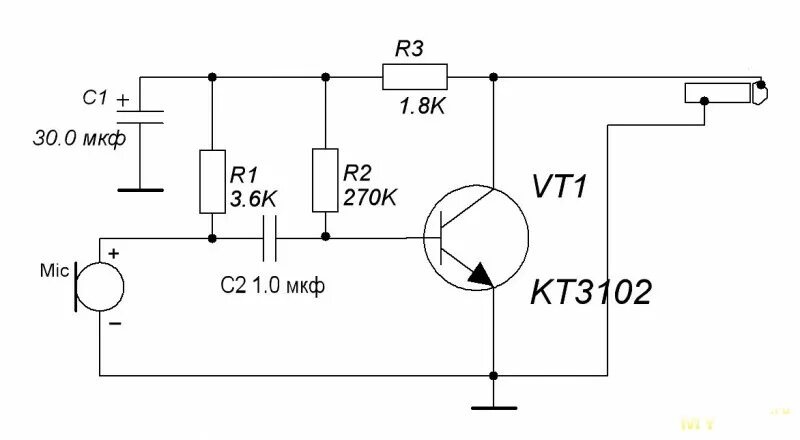 Предварительный усилитель микрофона схема Микрофонный усилитель MAX9812 + доделай сам.
