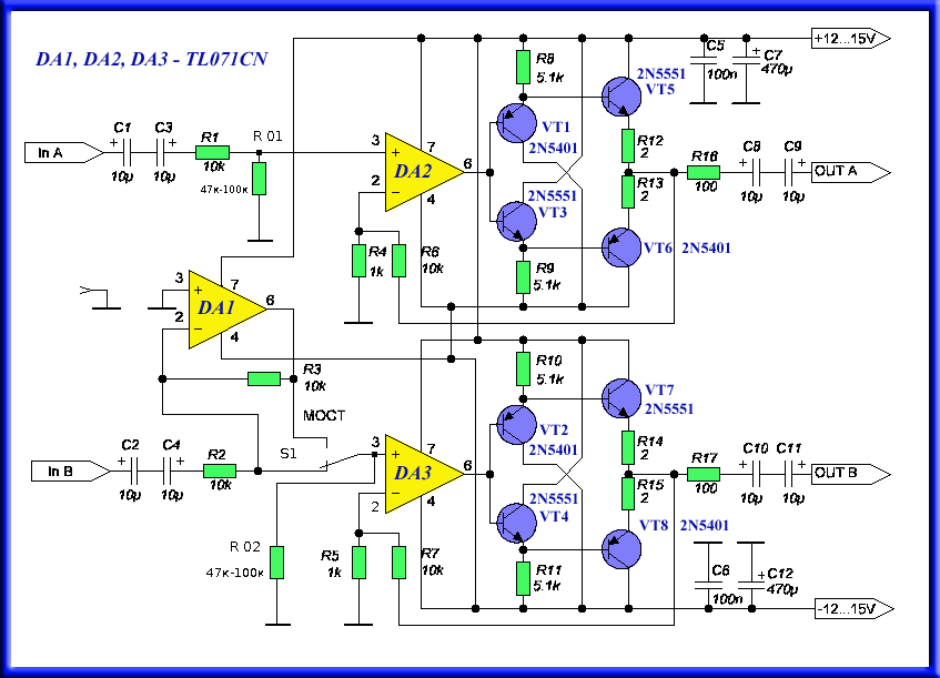 Предварительный усилитель стерео схема Контент VIT13 - Страница 147 - Форум по радиоэлектронике