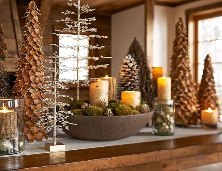 Премиальный декор для дома LUXE LODGE Christmas Styles Pottery Barn Holiday decor christmas, Pottery barn c