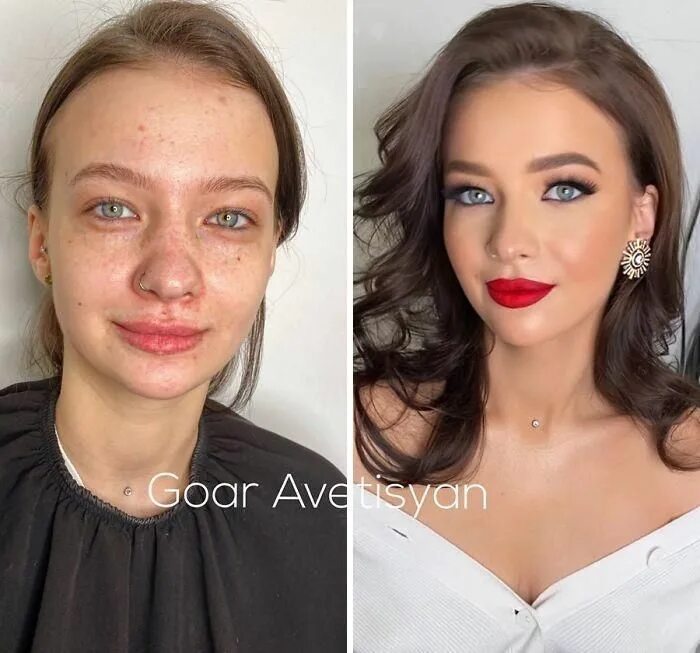 Преображение макияж фото Makeup-Transformation-Goar-Avetisyan Makeup transformation, Beauty, Makeup maste