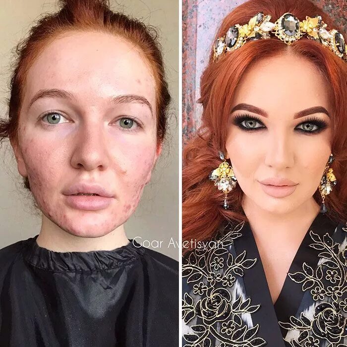 Преображение макияж фото Mac makeup looks, Makeup transformation, Power of makeup