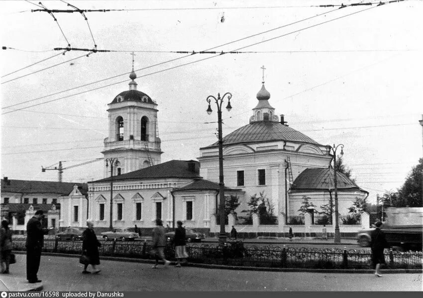 Преображенская площадь старые фото Церковь Спаса Преображения в Преображенском (старая), Преображенское (Восточный 