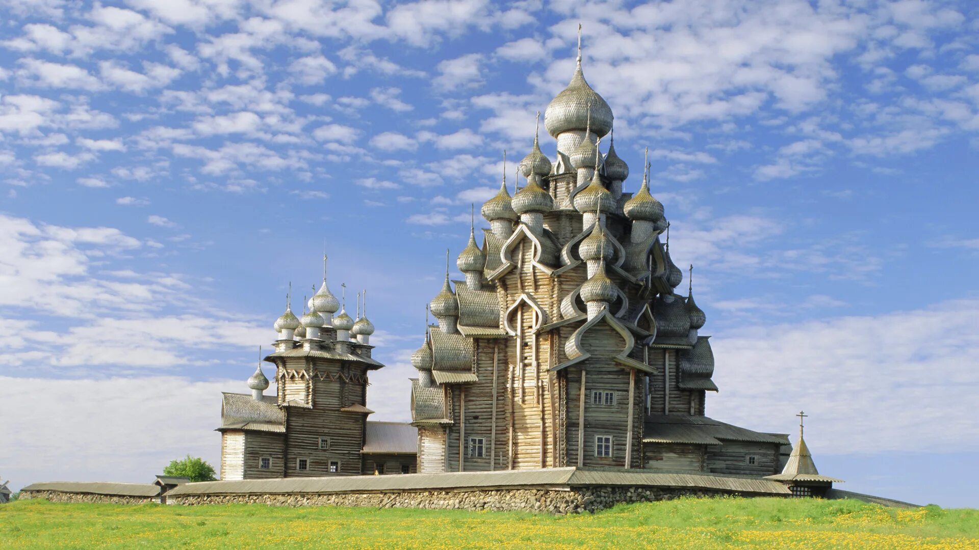 Преображенская церковь кижи фото Download wallpaper Kizhi, Kizhi Pogost, Karelia, The Church Of The Transfigurati