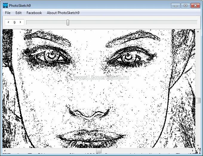 Преобразовать фото точками PhotoSketch9 1 скачать бесплатно