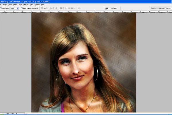 Преобразовать фото в 9 16 How to Make Drawing from a Photo in Photoshop How to make drawing, Long hair sty