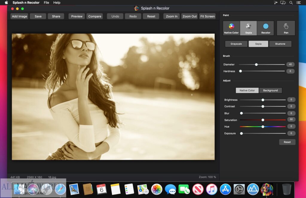 Преобразовать фото в лучшее качество Splash n Recolor 4 for Mac Free Download - AllMacWorlds