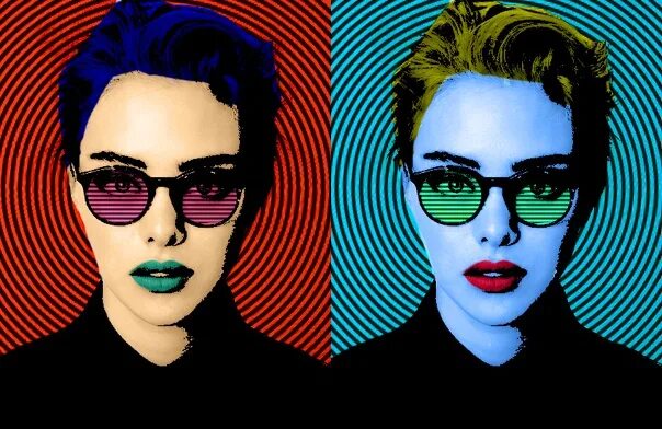 Преобразовать фото в поп арт онлайн Творчество нашего художника в стиле Pop art 2016 LolliPop ВКонтакте