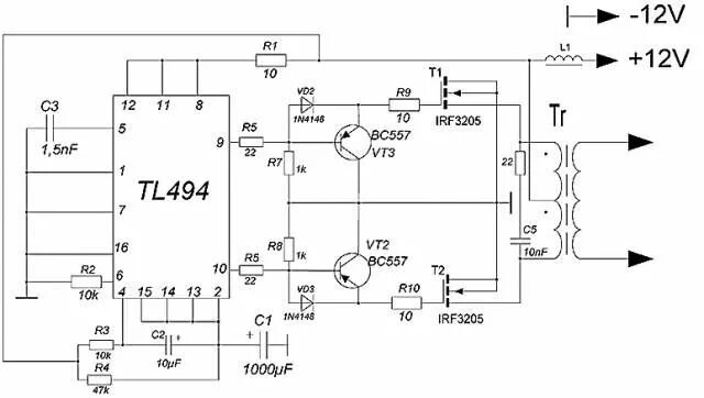 Преобразователь 12 на 220 своими руками схема СХЕМА ИНВЕРТОРА 12-220 Инверторы, Электронная схема, Электроника