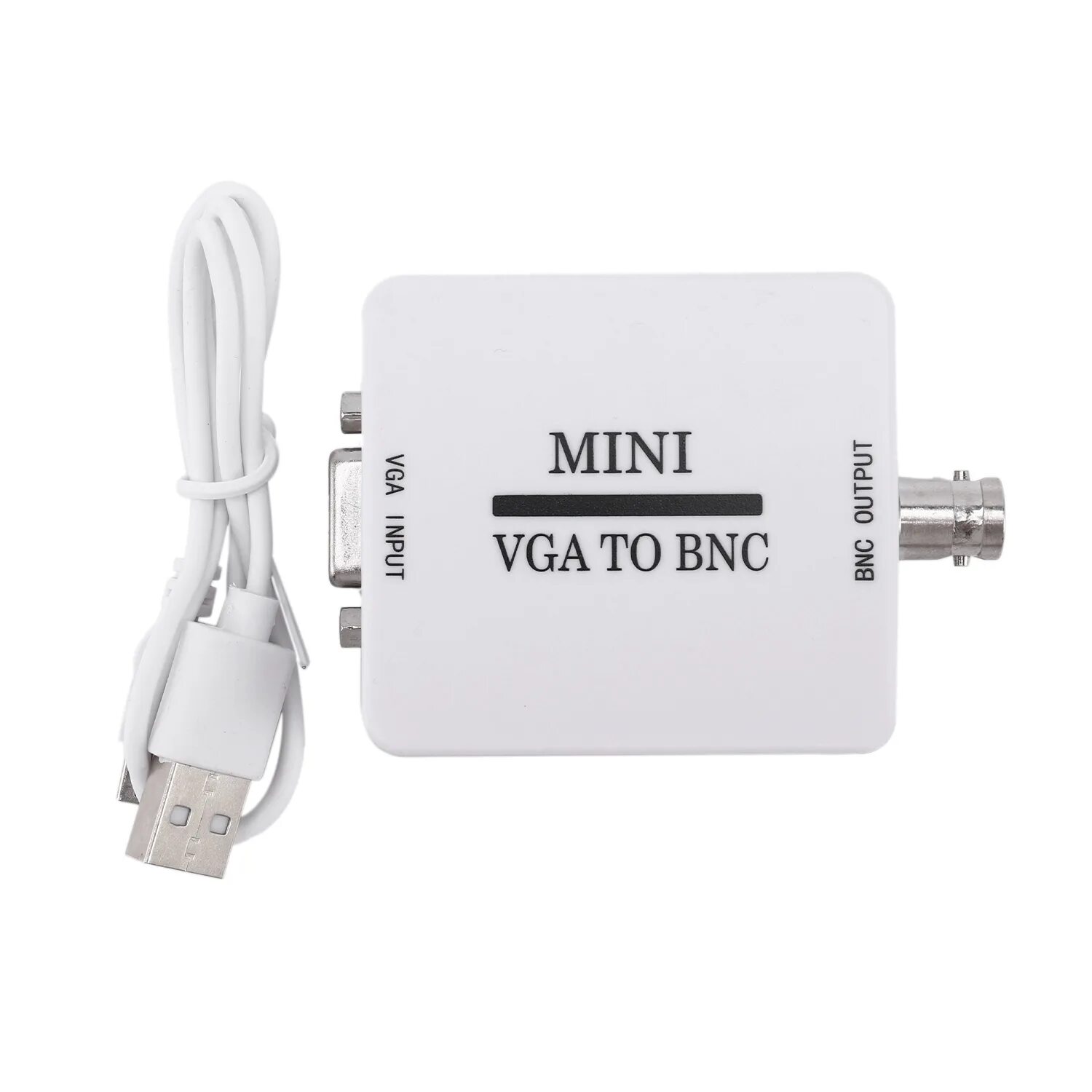 Преобразователь bnc vga для подключения камеры Мини HD VGA в BNC конвертер видеоконвертера для монитора HDTV - купить с доставк