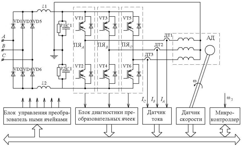 Преобразователь частоты схема электрическая принципиальная ЧАСТОТНЫЙ ПРЕОБРАЗОВАТЕЛЬ: ЧТО ЭТО ТАКОЕ?