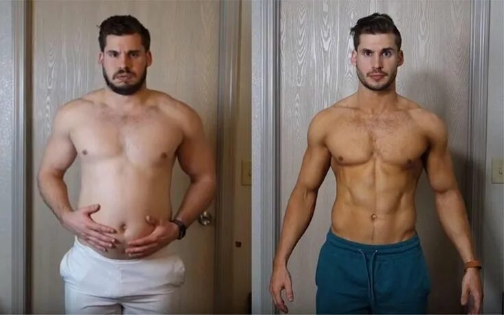 Пресс до и после фото Man's three-month fitness transformation time-lapse video is truly remarkable Tr