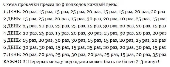 Пресс в домашних условиях фото Программа для накачки пресса в домашних условиях до красивых кубиков