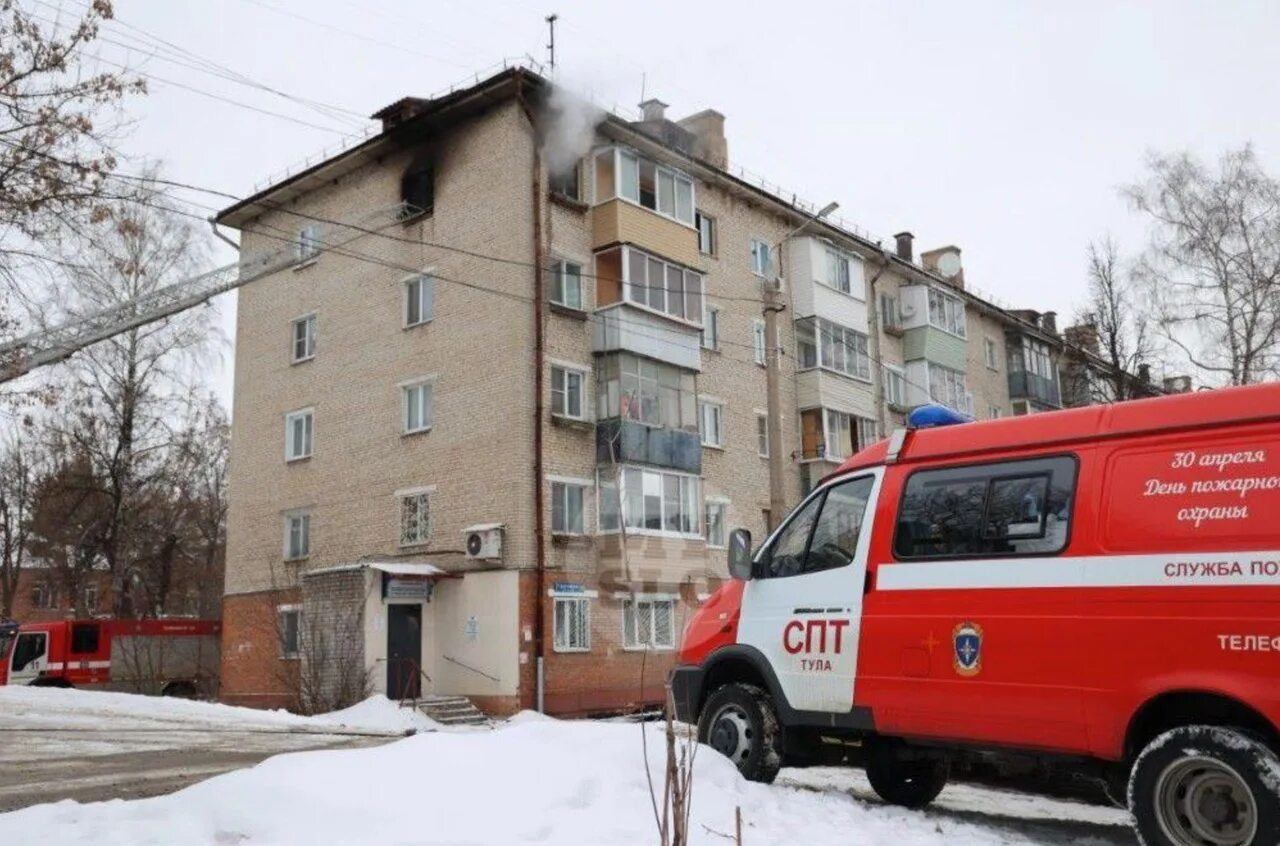 Пресса ул галкина 25 1 тула фото 24 февраля в Туле произошел пожар в квартире на пятом этаже дома № 34 на улице Г