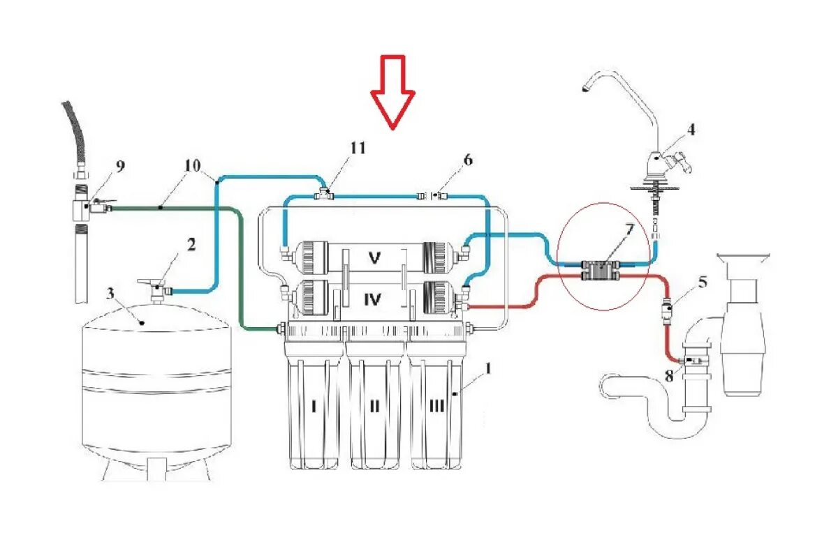 Престиж 2 схема подключения Система обратного осмоса Гейзер Престиж-2 20005 - выгодная цена, отзывы, характе