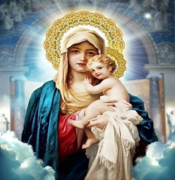 Пресвятая богородица 2024 картинки Oración a Dios para vivir en triunfo éxito y felicidad Mother mary images, Mothe