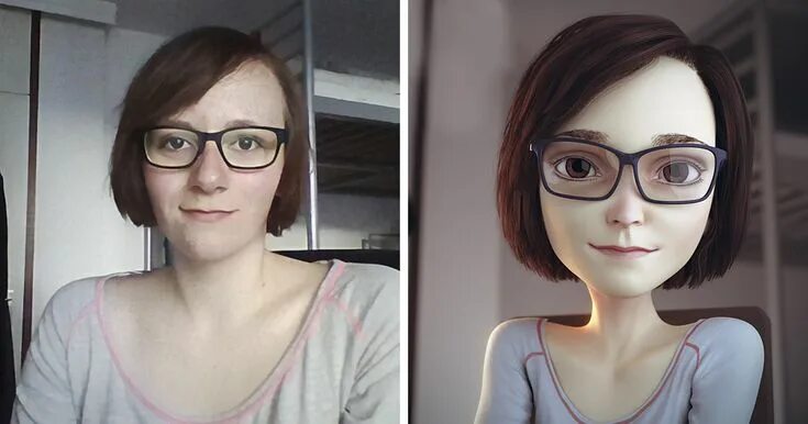 Превратить фото в арт Artist Continues To Transform Strangers Into Pixar-Like Cartoons, And The Result