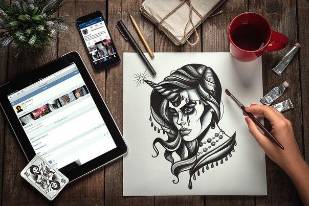 Превратить фото в эскиз для тату Для мужчин - Тату эскизы Галерея идей для татуировок Фото эскизов - Страница 15 