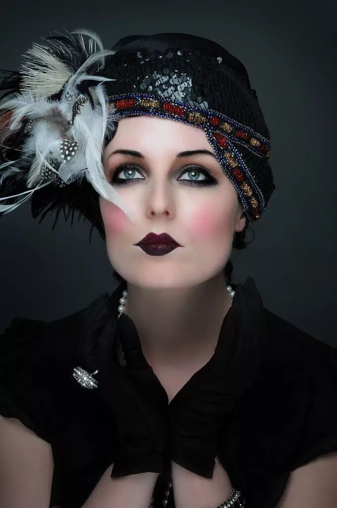 Презентация на тему мода 20х веков макияжи Fashion Inspos Flapper makeup, 1920s makeup, Hair makeup