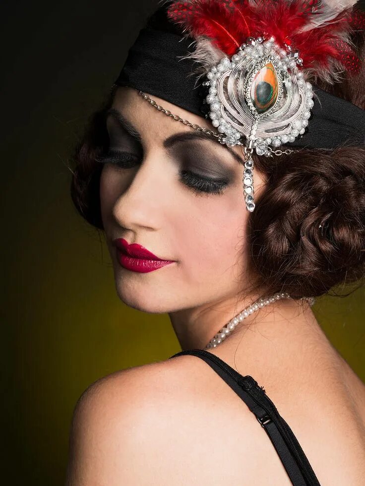 Презентация на тему мода 20х веков макияжи www.nicoleprager.com SPECIAL EFFECTS Flapper makeup, Vintage hairstyles, Great g