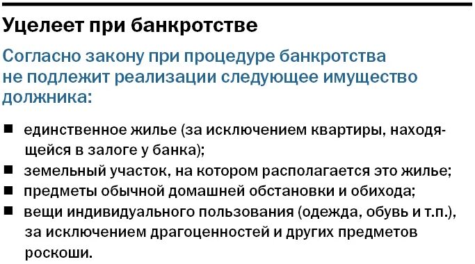 При оформлении банкротства отберут ли квартиру Супружеский долг. Что делать, если в вашей семье появился банкрот /ЛАЙФХАК Делов