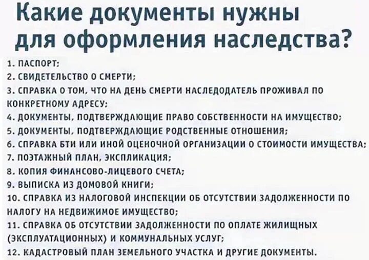 При оформлении дома дарственного какие нужны документы Документы для открытия наследства