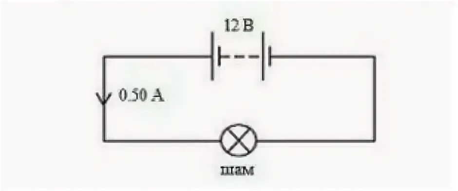 При подключении лампочки к батарее элементов Лампа загорается максимально ярко при подключении к батарее 12 В, как показано н
