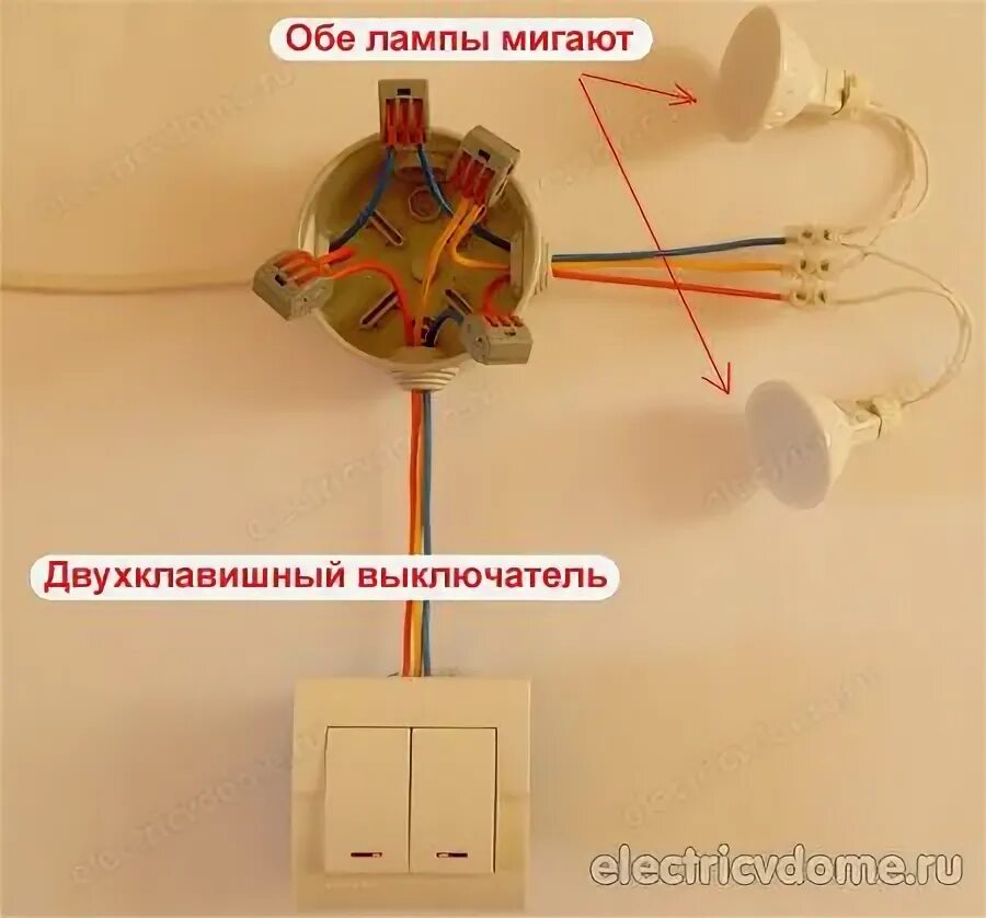 При подключении выключателя моргает лампочка Как избавиться от мигания светодиодных ламп - 2 Лампа, Светодиодная лампа, Освещ