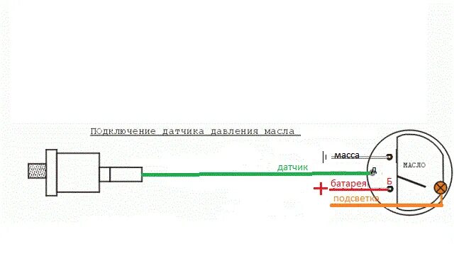 Прибор давления масла ваз 2106 схема подключения датчик давления масла - Lada 21099, 1,5 л, 1998 года своими руками DRIVE2