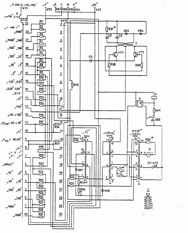 Прибор ц4342 расположение элементов схемы Ц4342 м1 схема - Распиновки.ру