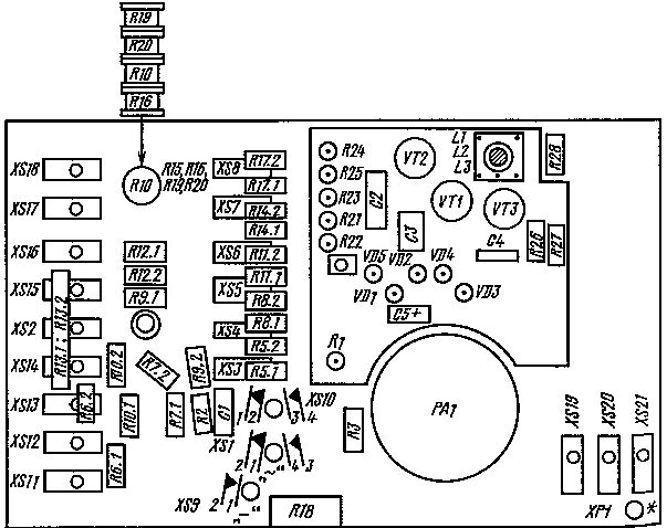 Прибор ц4342 расположение элементов схемы Прибор комбинированный Ц4323 - Измерения - Портал радиолюбителей