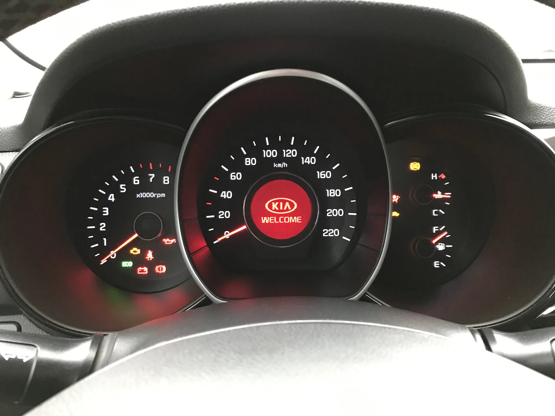 Приборная панель киа фото Щиток приборов Supervision - KIA Rio (3G), 1,4 л, 2012 года тюнинг DRIVE2