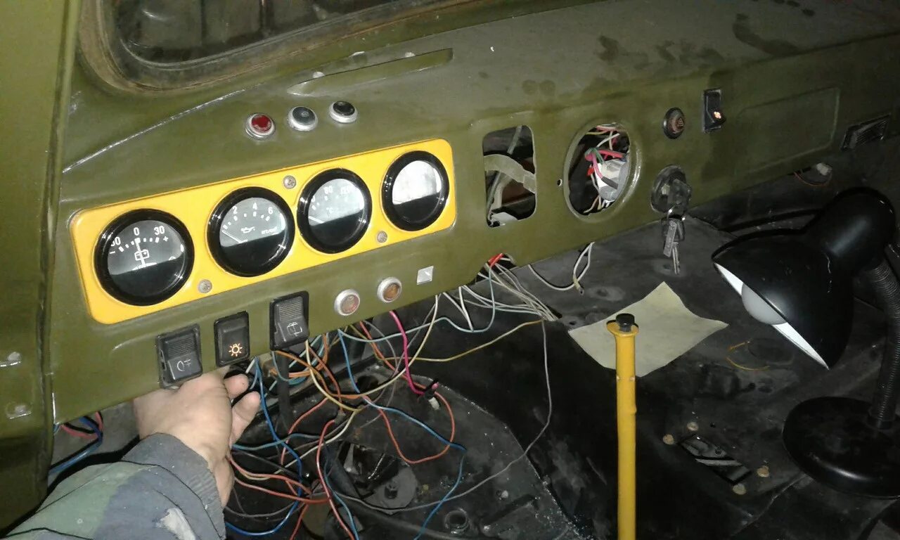 Приборная панель уаз буханка подключение Панель Приборов - УАЗ 3303, 2,4 л, 1986 года электроника DRIVE2