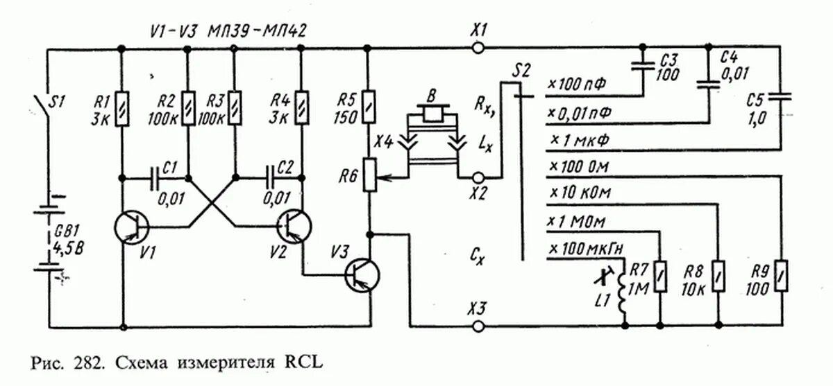 Приборы для измерения своими руками схема Простой измеритель емкости (C-meter) Пикабу