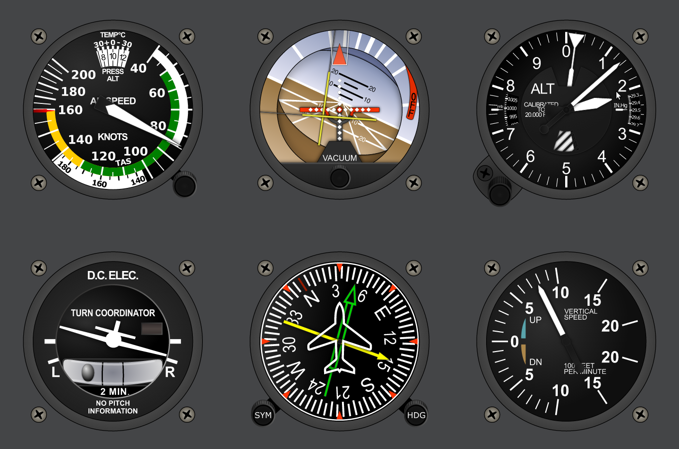 Приборы самолета фото GitHub - tomn46037/Skyhawk-Flight-Instruments: The Skyhawk Flight Instruments al