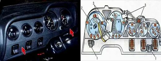 Приборы ваз 2106 подключение возможные неисправности контрольных приборов ВАЗ 2106, их причины и способы устр