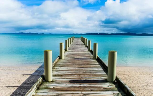 Причал моря фото Wooden Pier Into The Ocean Wallpaper Feliz fin de semana, Fin de semana, Obra ci