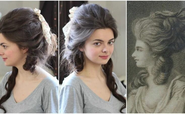 Прическа 19 века фото Georgiana Cavendish Victorian hairstyles, Historical hairstyles, Vintage hairsty