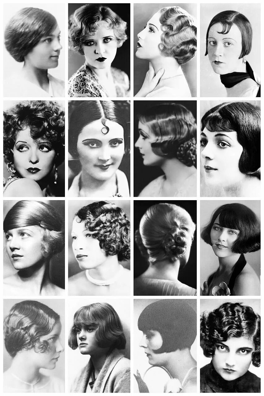 Прическа 1900 года From the Bob To Finger Waves: Vintage Photographs Depict Some of Popular Women's