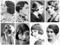 Прическа 1920 х годов 8 Vintage hairstyle ý tưởng tóc vintage, flappers, charleston