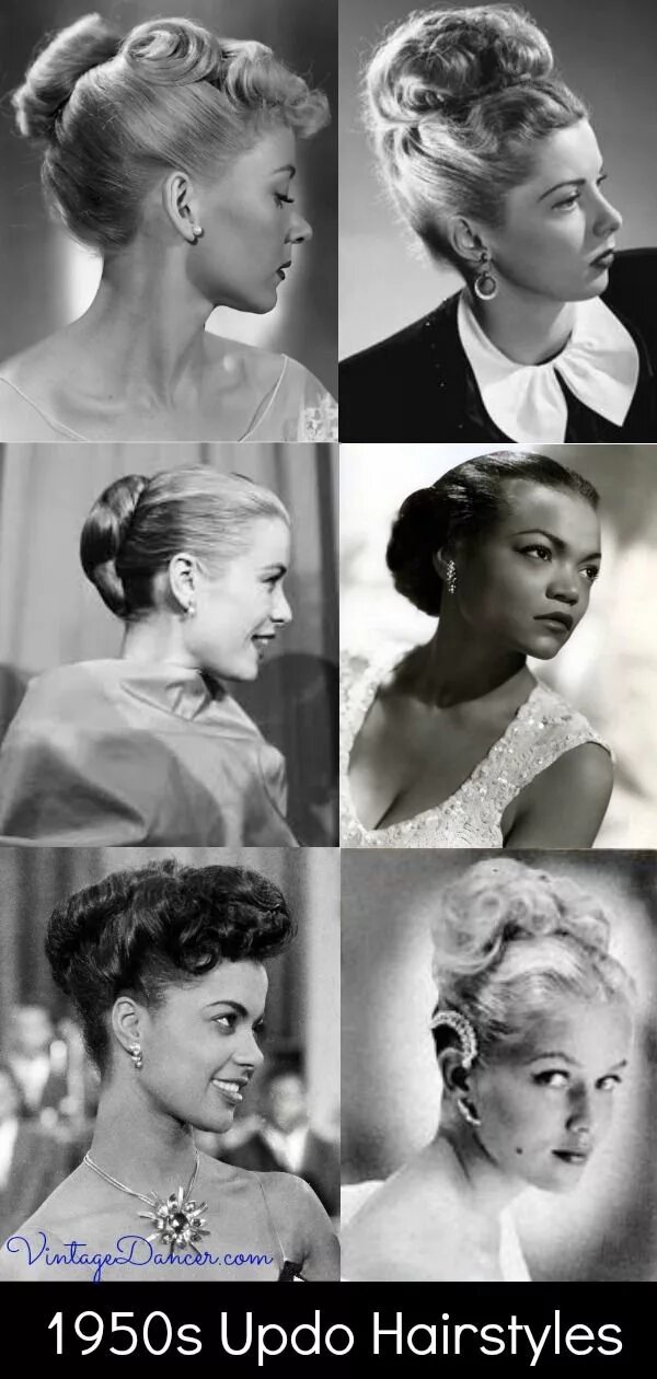 Прическа 1950 х годов 1950s Hairstyles - 50s Hairstyles from Short to Long 1950s hairstyles for long h