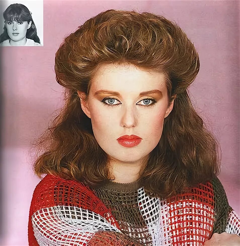 Прическа 1980 х годов Mom hair and I like the makeup Mom hairstyles, Hair styles, 80's hairstyle