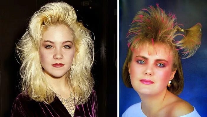 Прическа 1990 х годов 1980s Hair Was Big, Bold, And Never Boring. From Mile-high Bangs To AC4