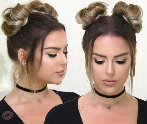 Прическа 2 3 Pin on Причёски Hair bun tutorial, Bun hairstyles, Easy hairstyles for long hair